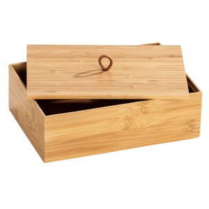 Wenko Badbox Terra mit Deckel Braun