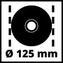 Symbolbild: 125 mm Scheibe für Einhell Winkelschleifer TC-AG 125/850.