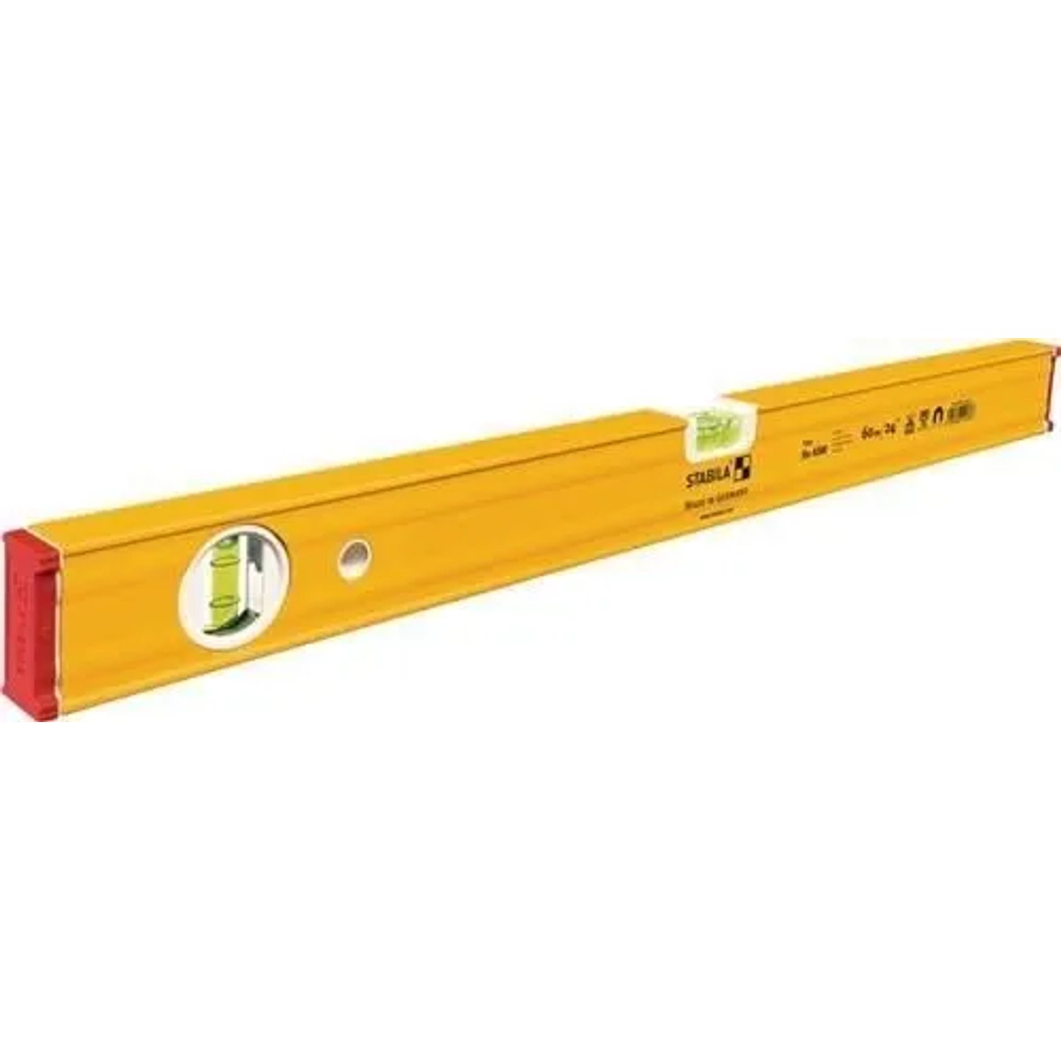 STABILA Wasserwaage 80 ASM 100Cm Alu Gelb   0 5 Mm M 19180
