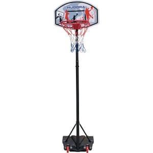 Hudora Basketballständer All Stars Outdoor, höhenverstellbar mit Rollen am Fuß.