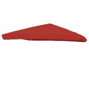 Roter MCW Ersatzbezug für Sonnenschirm A96 3x4m mit Flap.
