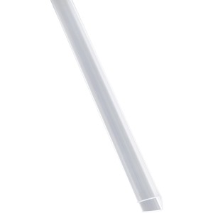 Transparentes Gutta U-Klemmprofil, 16 mm stark, für Kunststoffbedachung.