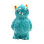 Dekohelden24 Sparfigur Spartier Spardose Sparbüchse Kinderspardose Sparschwein als Monster in Blau aus Keramik L/B/H 11 x 11 x 17 cm