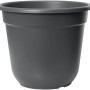 Anthrazitfarbener Florus Pflanztopf Original, Ø 35 cm, aus recyceltem Kunststoff.