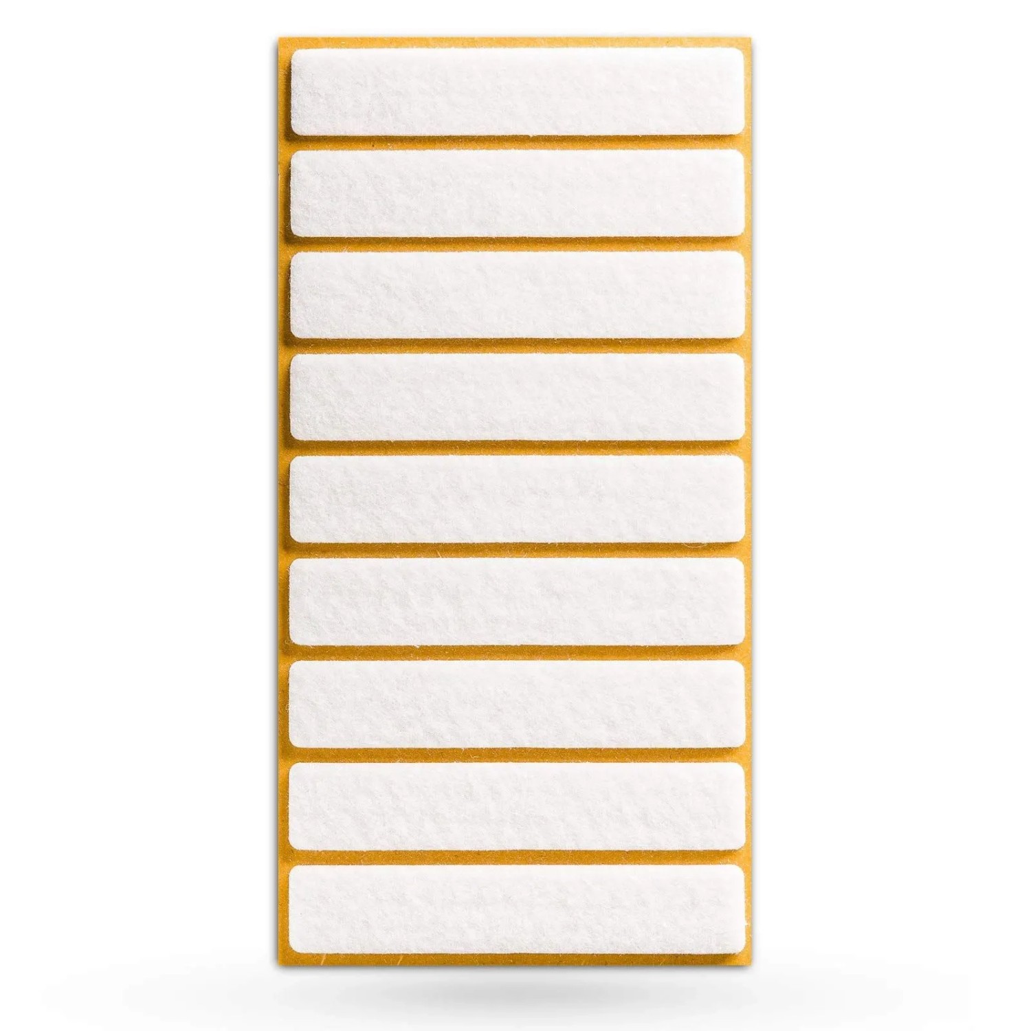 SOTECH Filzgleiter 15 x 80 mm Selbstklebend Weiß