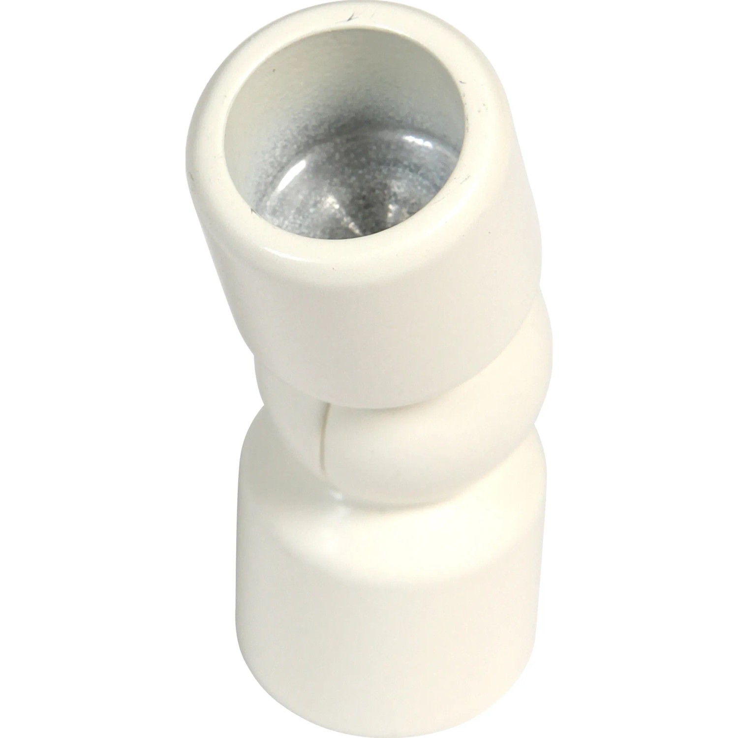 Dieda Eckverbindungsset, Aluminium, Weiß, für Treppen und Geländer.