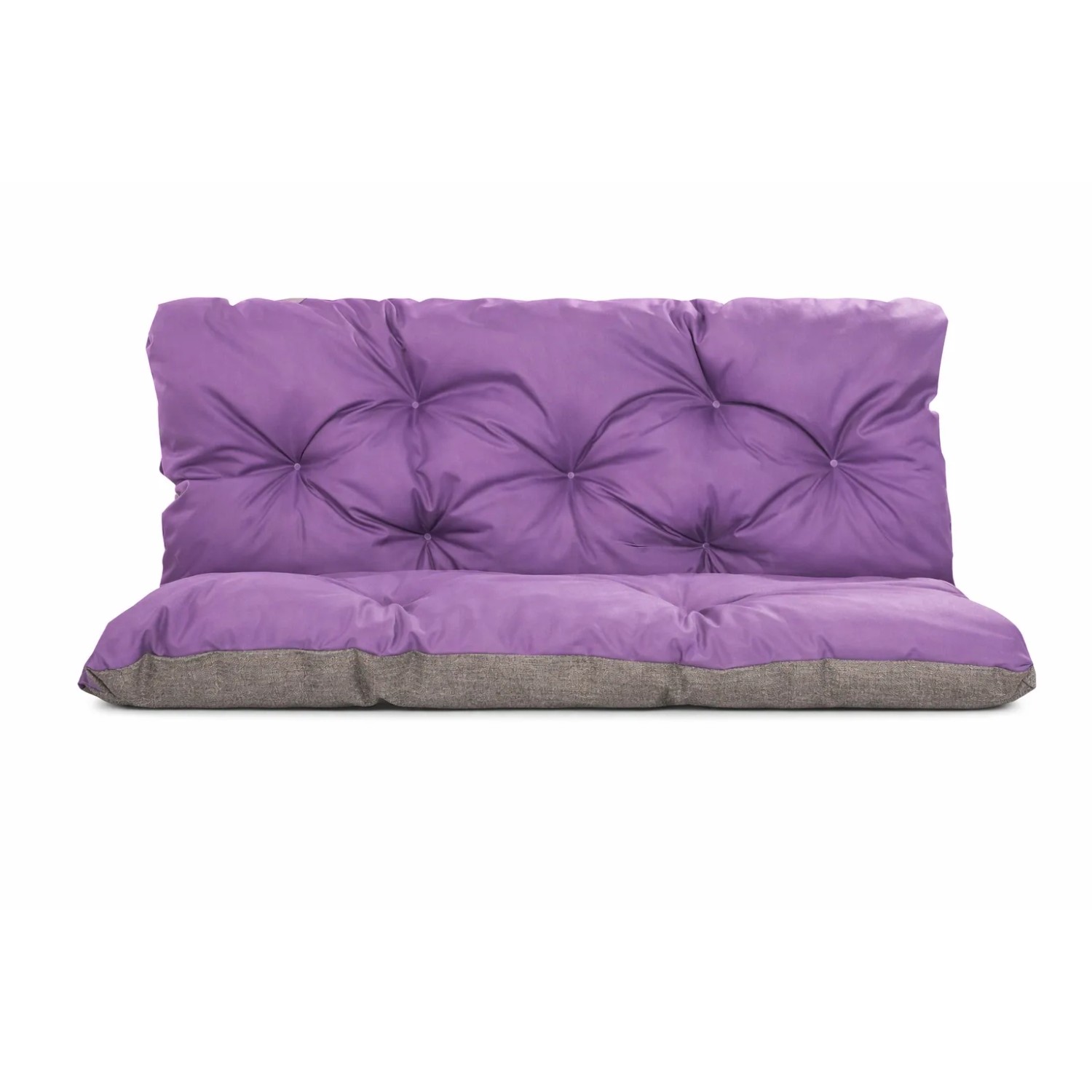 Setgarden Enkel Set Palettenkissen 120x60x40cm Sitzkissen + Rückenkissen 1tlg Violett