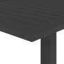 Detailansicht: Dunkelgrauer Loungetisch aus Aluminium der Springtown Lounge-Gruppe.