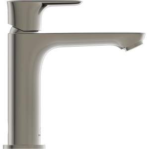 Ideal Standard Waschtischarmatur Connect Air Grande Slim in Silver Storm, ohne Ablaufgarnitur.