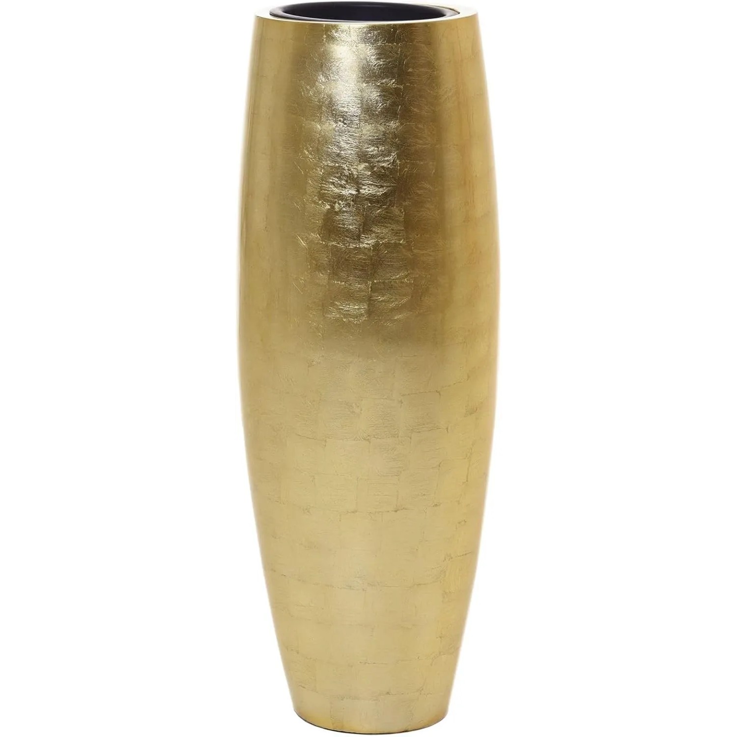 Vivanno Bodenvase Magnum 37 cm x 37 cm x 100 cm Blattgold