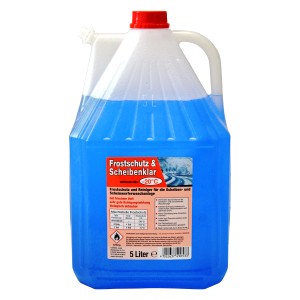 5L Scheibenfrostschutz bis -20°C in Schnabelkanne für einfaches Einfüllen.