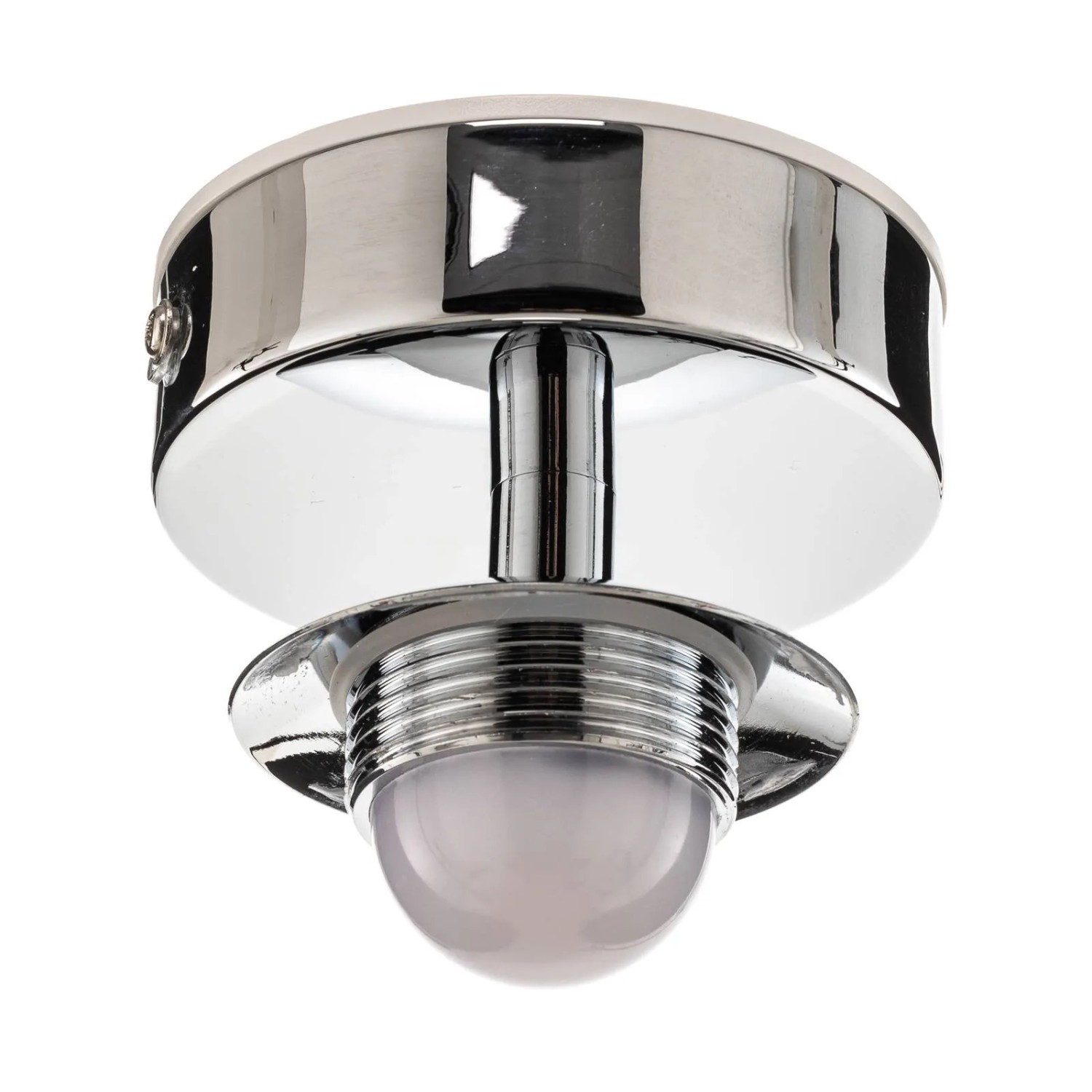 Moderne, spritzwassergeschützte LED Deckenlampe Maviris in Chrom für Bad & Feuchträume.
