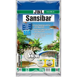 JBL Sansibar Snow, 10 kg Aquarium Bodengrund für Süß- und Meerwasser.