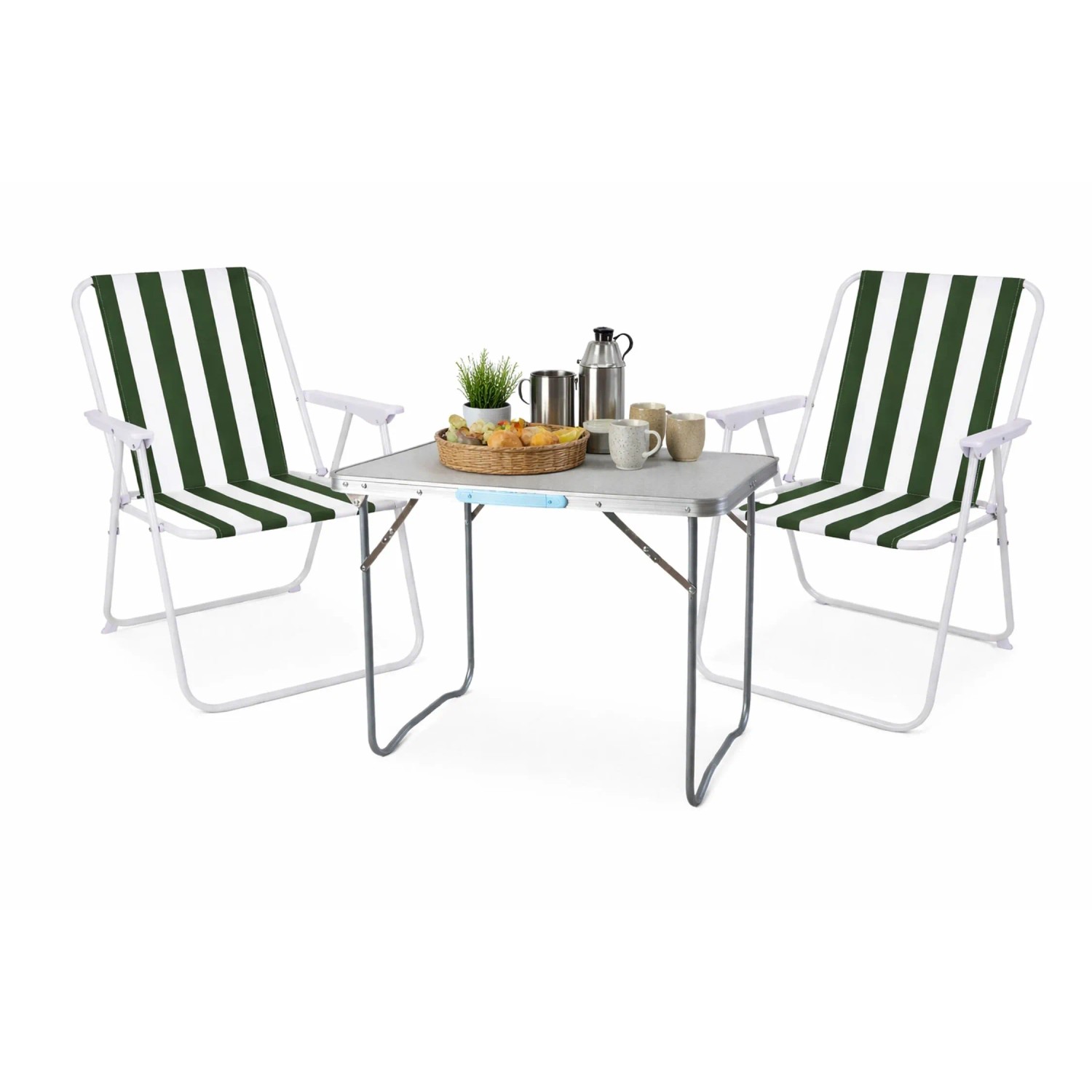 Mojawo XL 3teiliges Campingmöbel Set Alu mit Tragegriff Camping 80x60x68cm günstig online kaufen