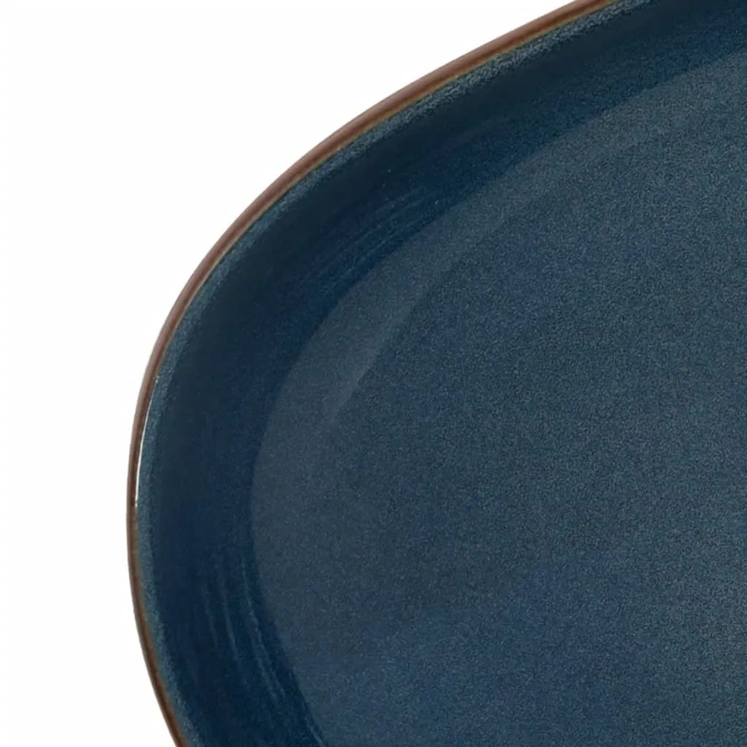 vidaXL Aufsatzwaschbecken Braun und Blau Oval 59x40x14 cm Keramik 155100_7