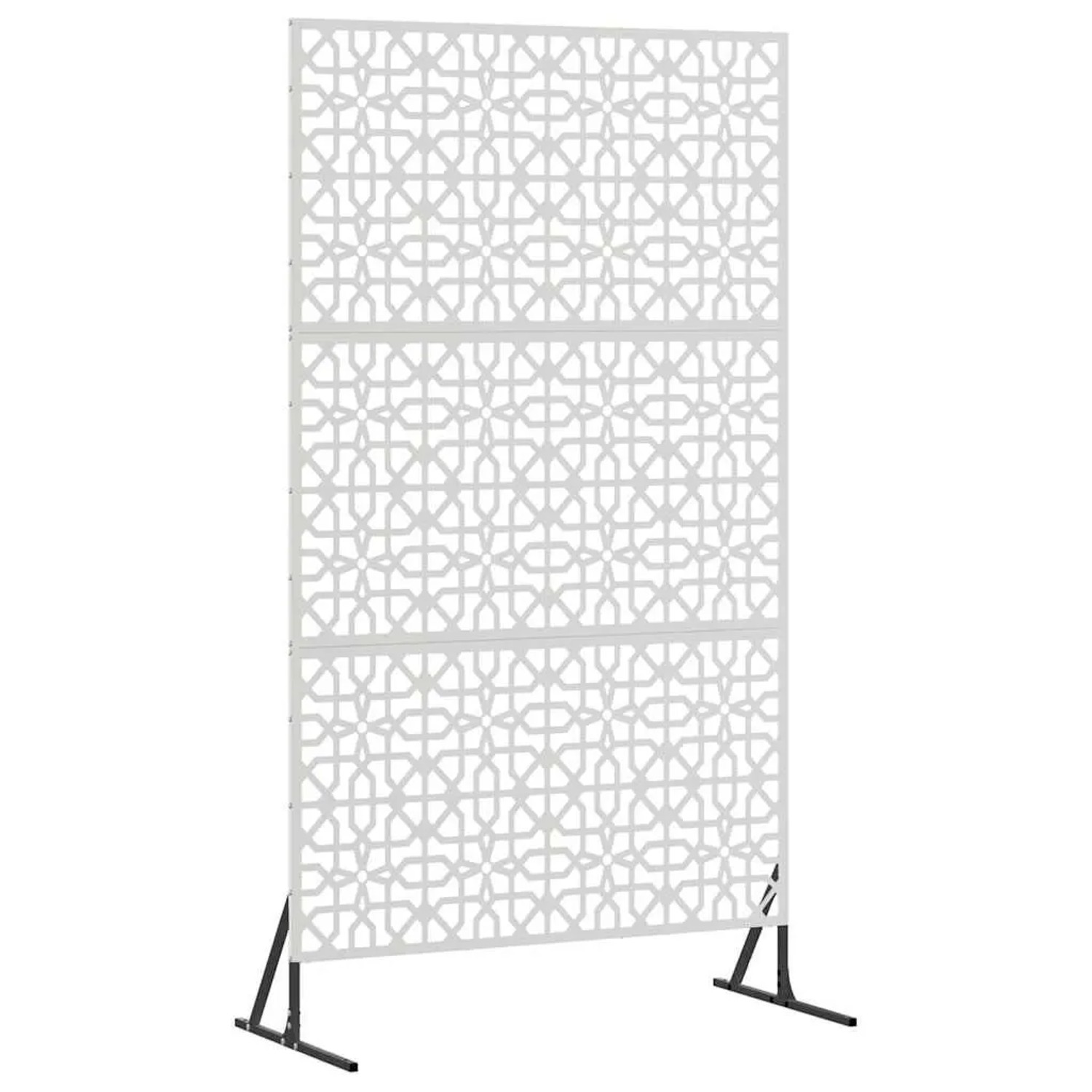 vidaXL Sichtschutz Grau 100 x 50 x 180 cm Stahl 868574