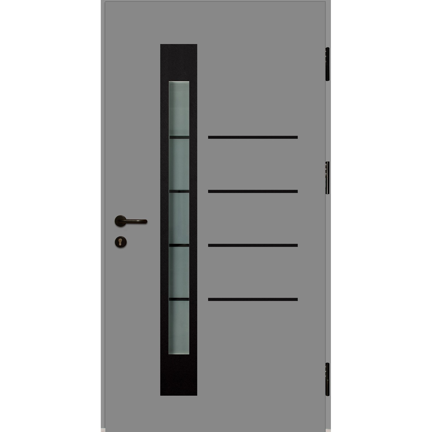Splendoor Thermospace Sicherheits-Haustür Berlin Prime RC2K Grau 110x210 cm günstig online kaufen