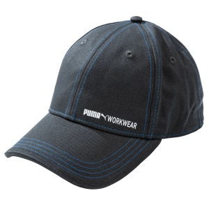 Puma Workwear Cap Champ VE 6 Carbon, Arbeitskleidung mit Logo, größenverstellbar.
