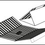 Nexa Lotte Mottenfalle, 2er Pack. Schema zum Aufbau der Klebefalle gegen Kleidermotten.