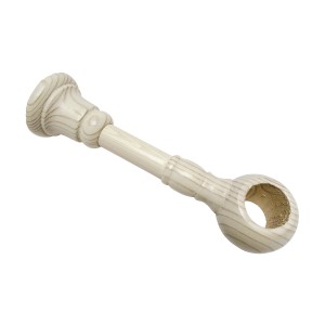 Gardinia Holz-Träger Country, 17 cm, Castell Eiche, für Stilgarnituren mit 25 mm Durchmesser.