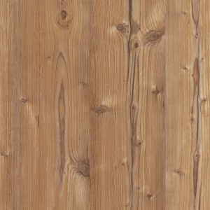 Rustikale Arbeitsplatte Kiefer, 90 cm breit, Meterware. Holzstruktur gut sichtbar.