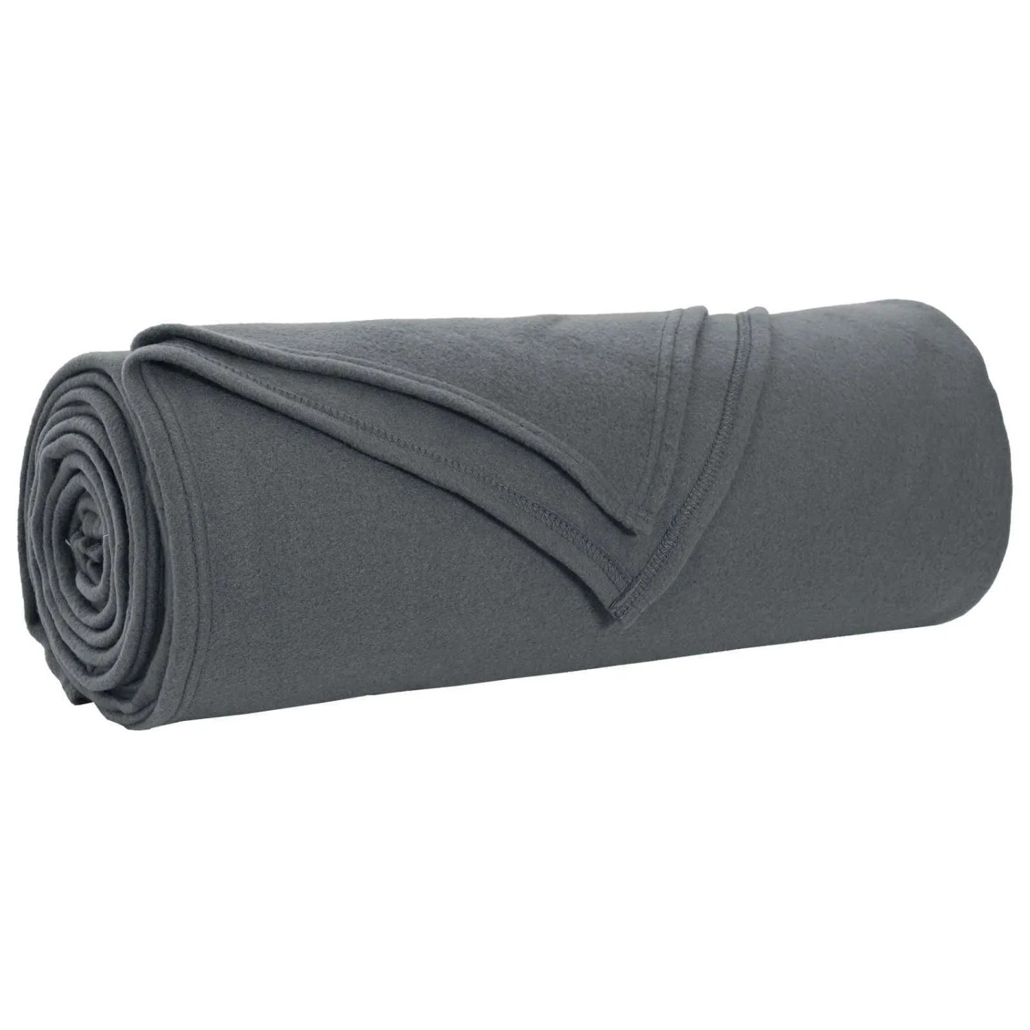 vidaXL Überwurfdecke Dunkelgrau 350 x 270 cm Fleece 42017133