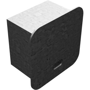 Feuerverzinkte Abdeckkappe für 70x70 mm Pfosten, Baugeräte Zubehör.