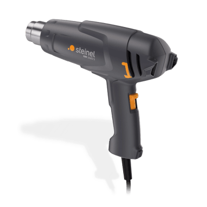 Steinel Heißluftgebläse HM 1620 S, 1600 W, zum Entfernen von Aufklebern und Schrumpfen von Kabeln.