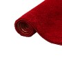 Gerollter, weinroter Snapstyle Hochflor Shaggy Läufer Teppich Palace, 80x200cm.