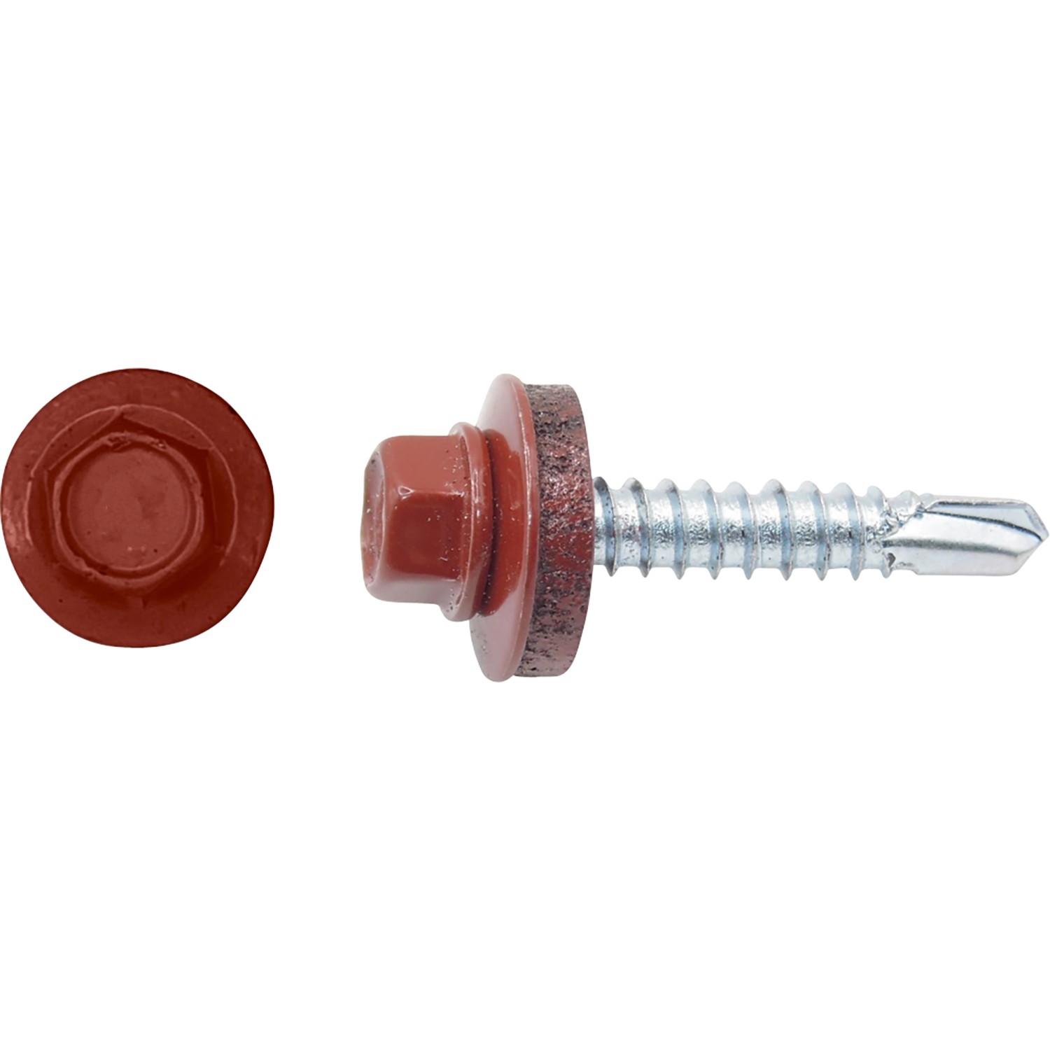 Blechschrauben Sechskantkopf Ø 4,8 mm x 35 mm Stahl 100 Stück