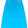 Weiße LED Stehlampe Palmas für den Außenbereich mit blauem Farbwechsel.
