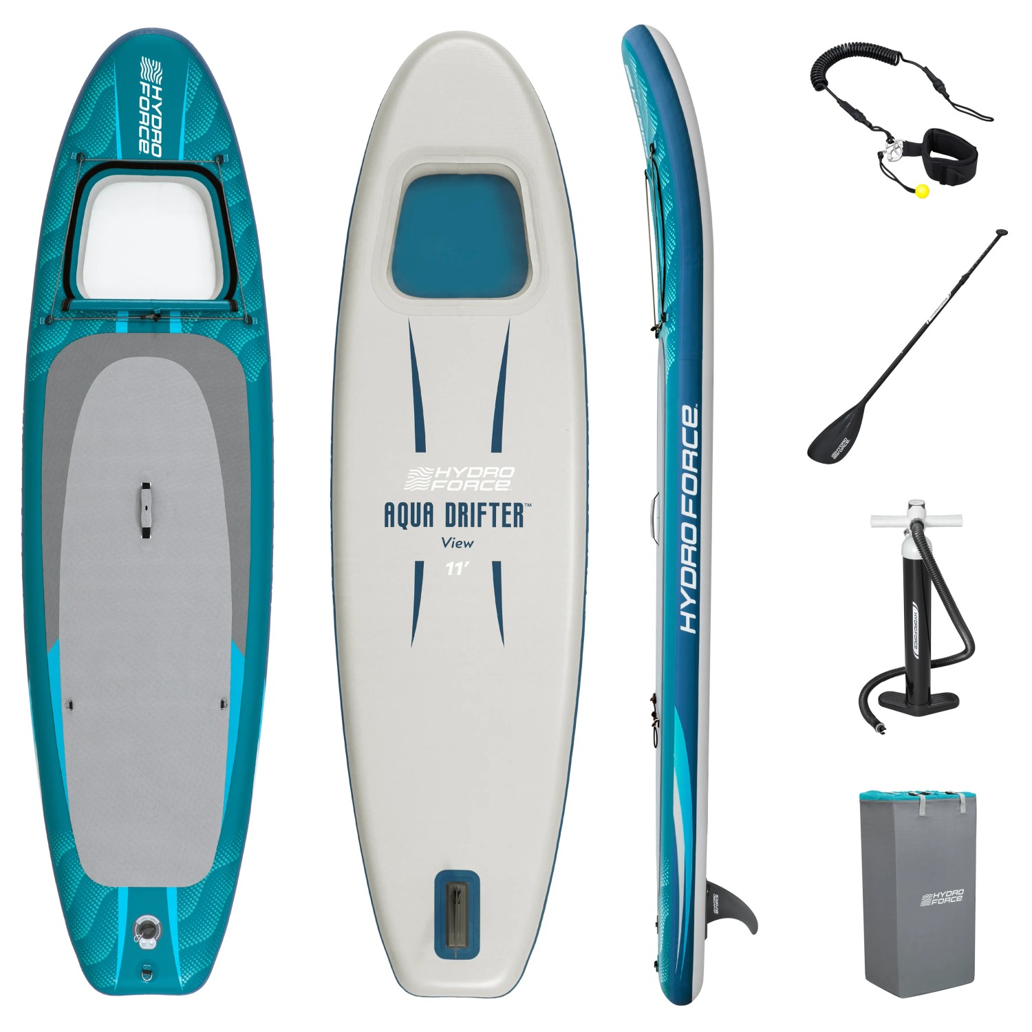 Bestway SUP Freizeit Board-Set Aqua Drifter View 335 cm x 91,5 cm x 15 cm_2