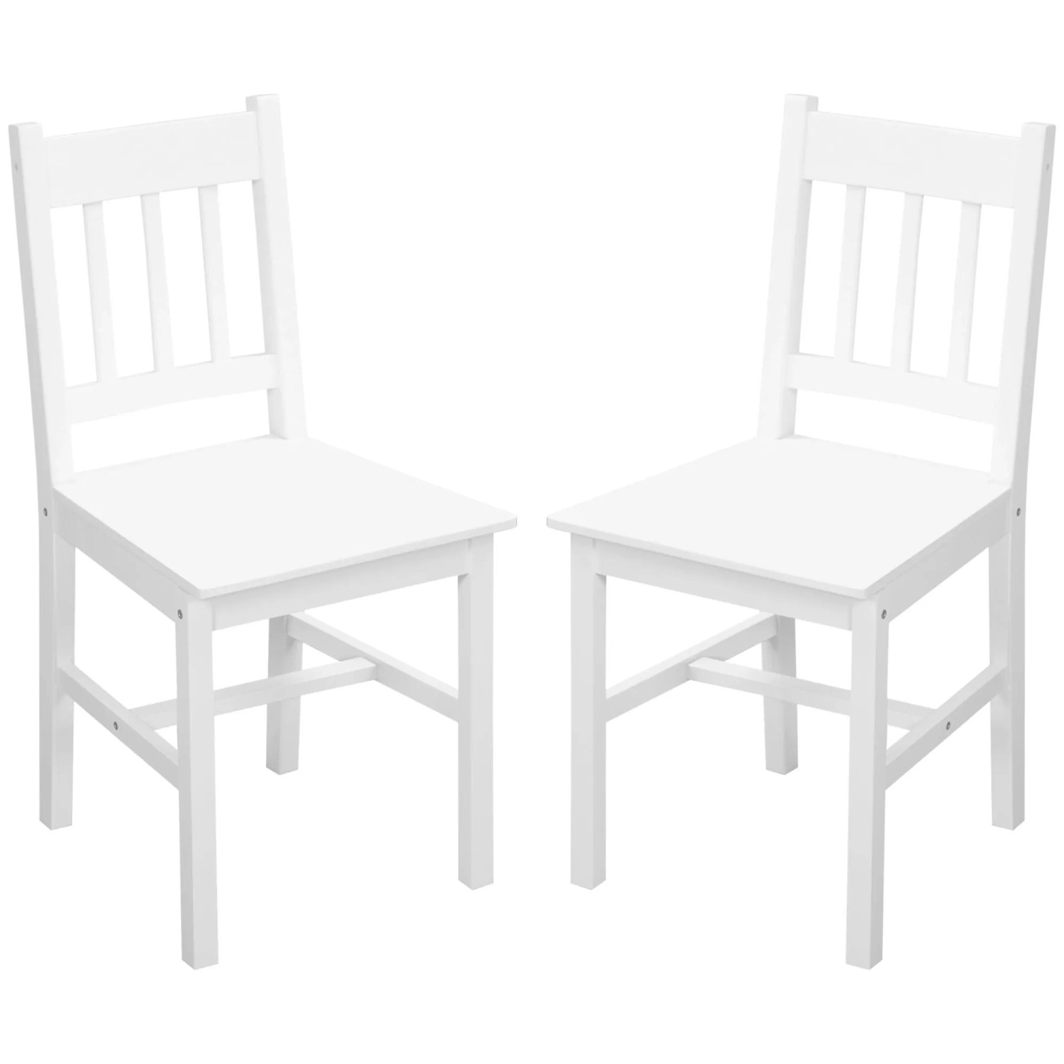 HOMCOM 2er Set Küchenstuhl mit Rückenlehne