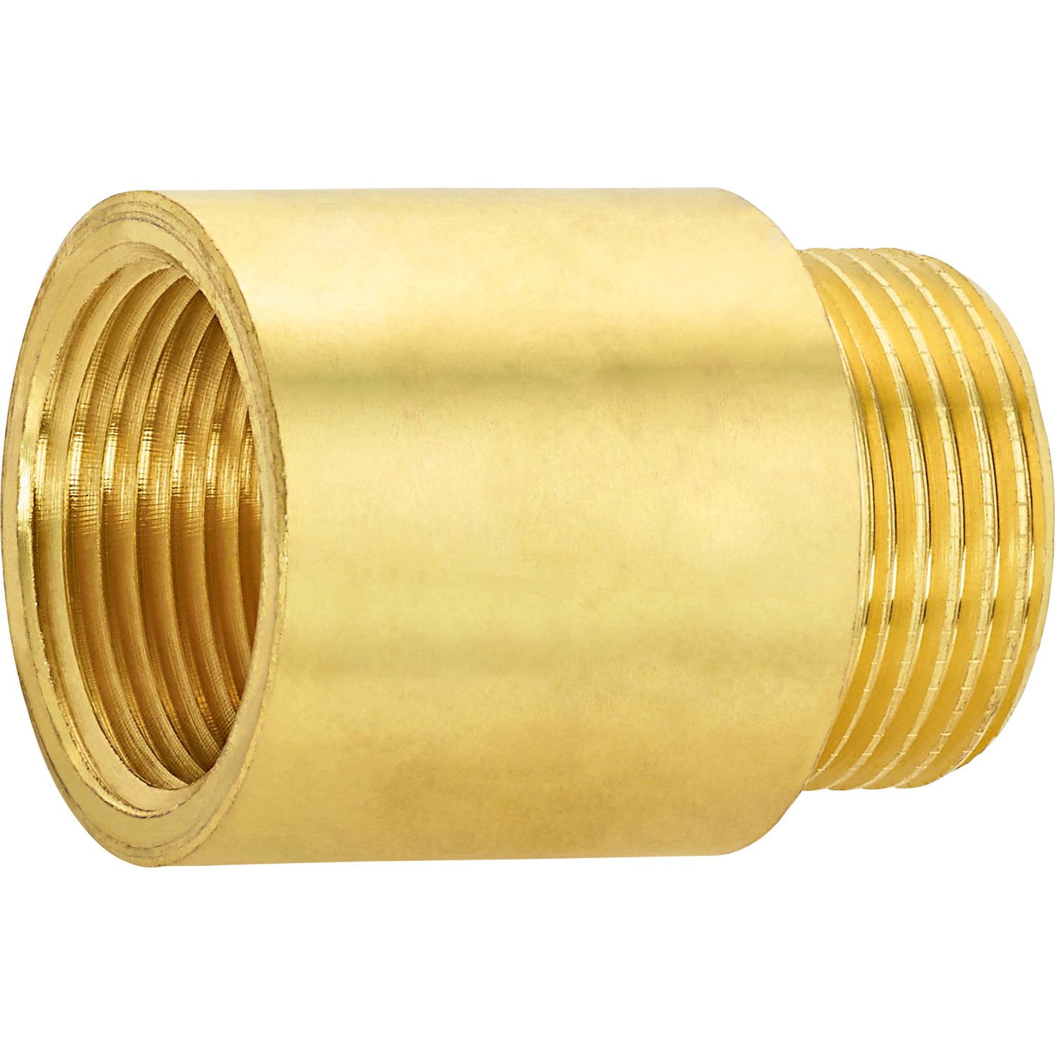 Hahnverlängerung 24,1 mm (Rp 3/4) x 26,4 mm (R 3/4) Messing 30 mm