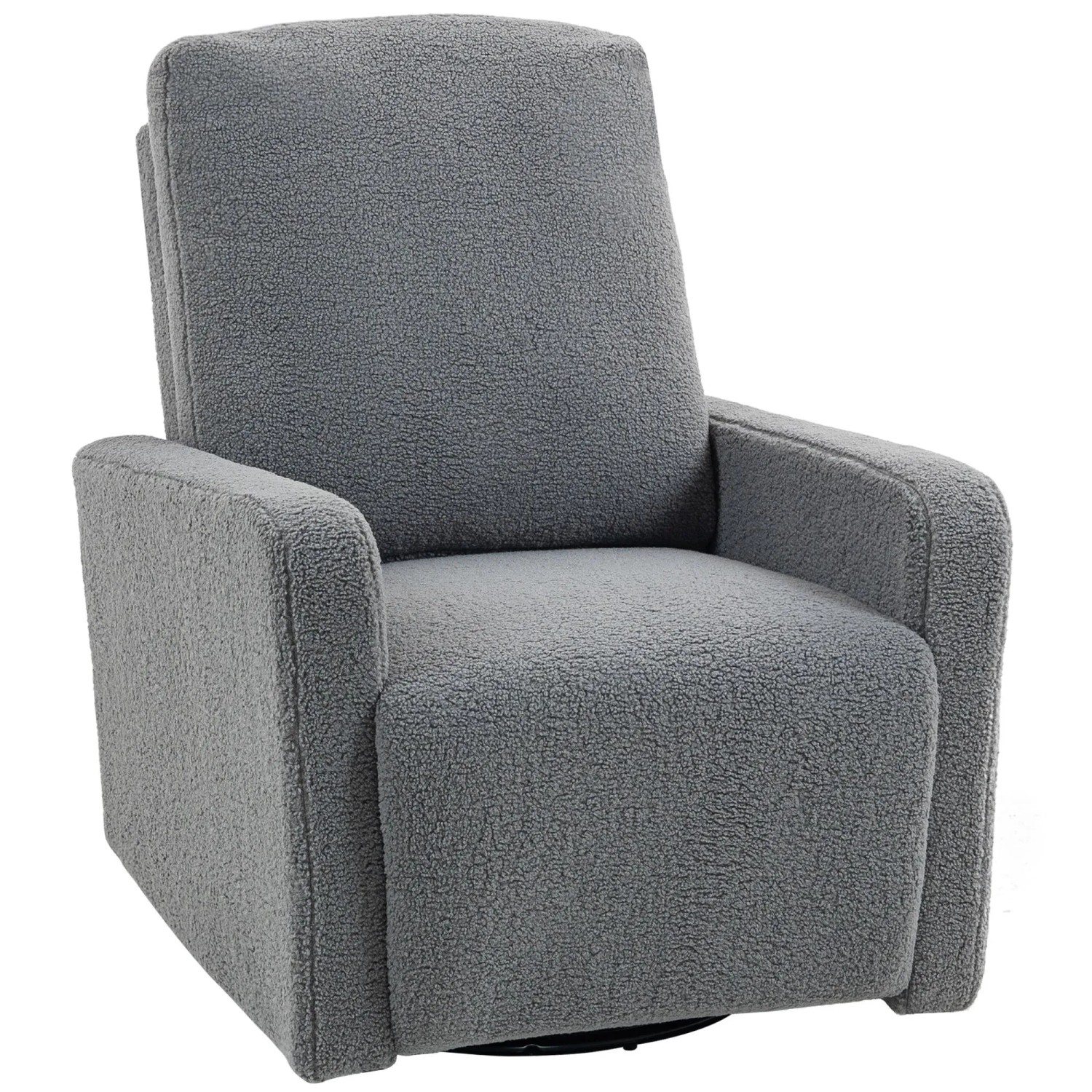 HOMCOM Relaxsessel Polyester Stahl 94 x 76 x 100 cm Grau