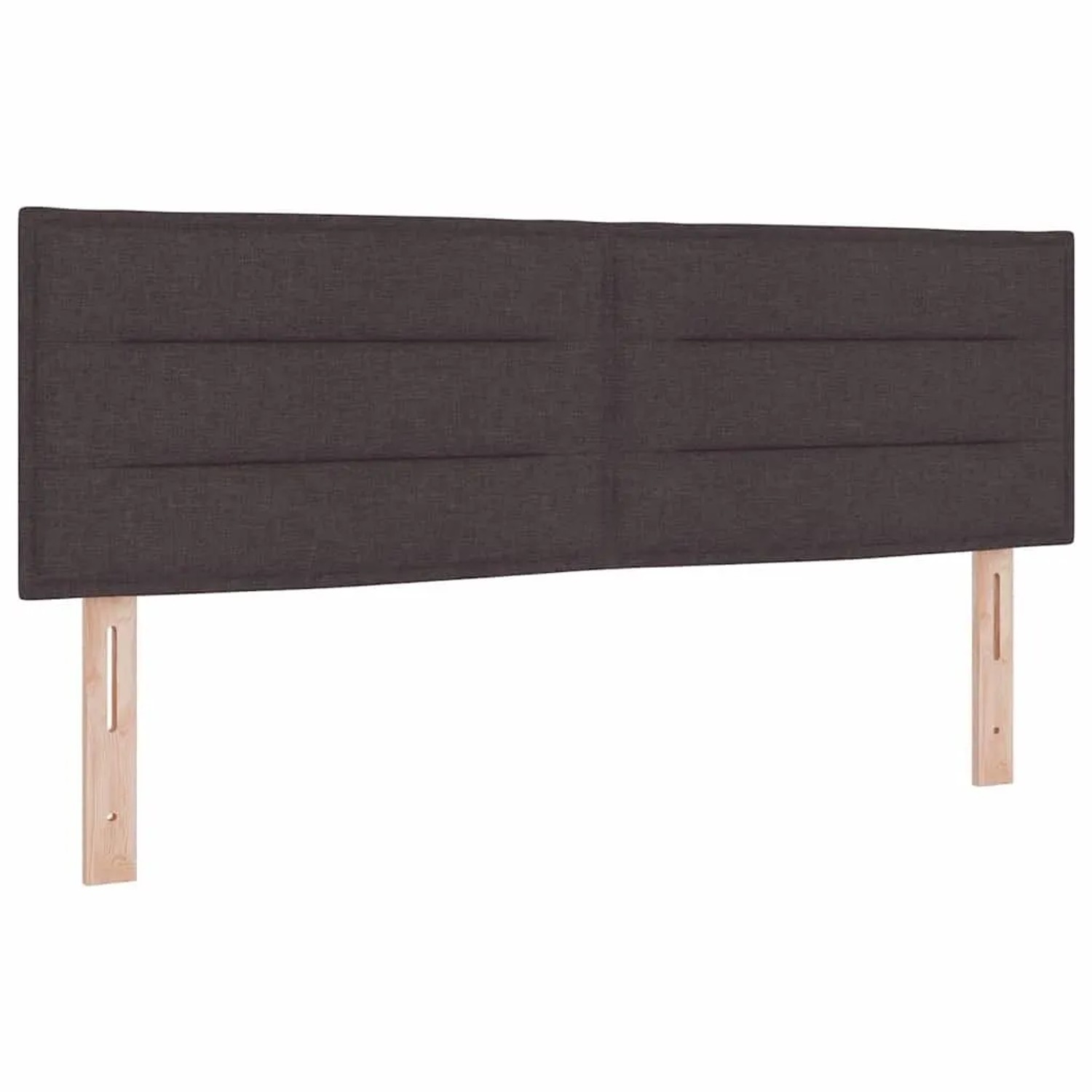 vidaXL Kopfteil Dunkelbraun 144 cm Stoff 42007016