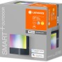 Verpackung der Ledvance Smart+ WiFi Außenwandleuchte Cube RGBW mit Farbwechsel.