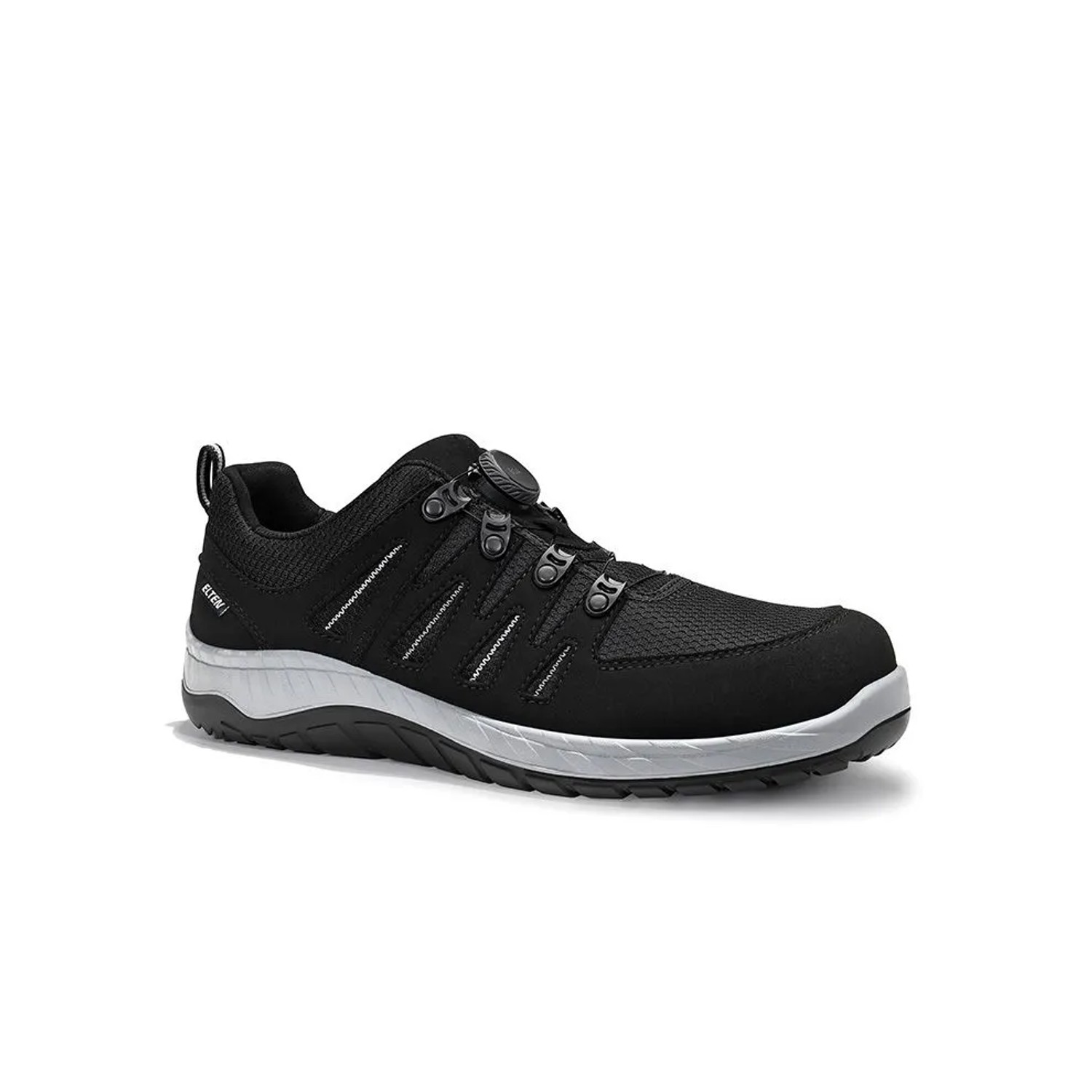 ELTEN Sicherheitshalbschuh MADDOX Compo BOA BLACK GREY Low ESD S3S Größe 40