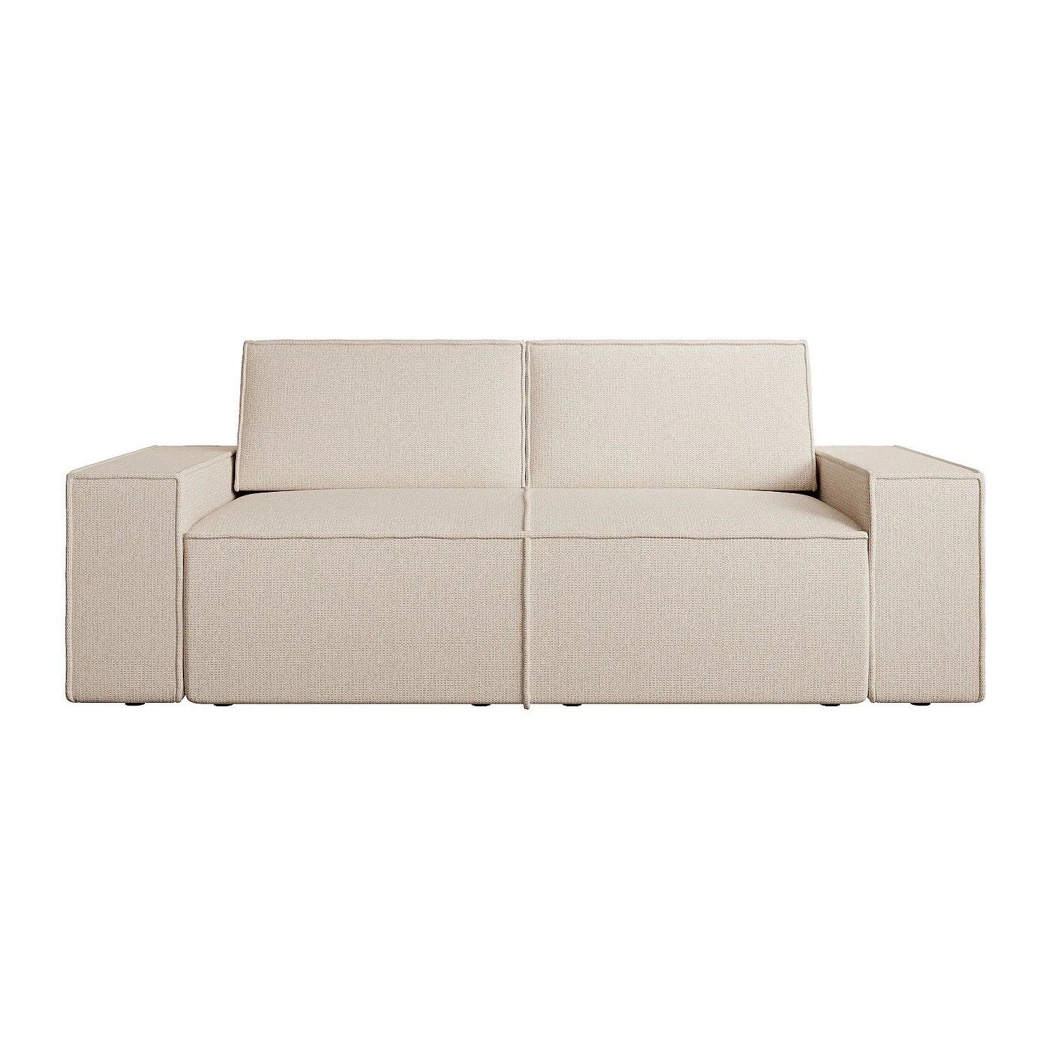 Vente-unique Sofa Ohne Schlafmöglichkeit Amelia Beige 230 cm