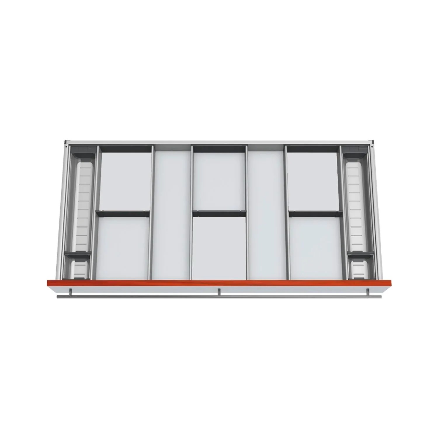 Blum Besteckeinsatz Orga-Line Facheinteilungs-Set Korpusbreite 1.100-1.199 mm Nennlänge 450 mm Grau