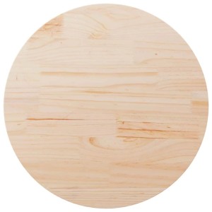 Runde, unbehandelte Kiefer Tischplatte (Ø80cm) von vidaXL. Ideal für Esstische und Couchtische.
