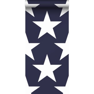 Sanders & Sanders Tapete Sterne Marineblau 53 Cm X 1005 Cm 935256