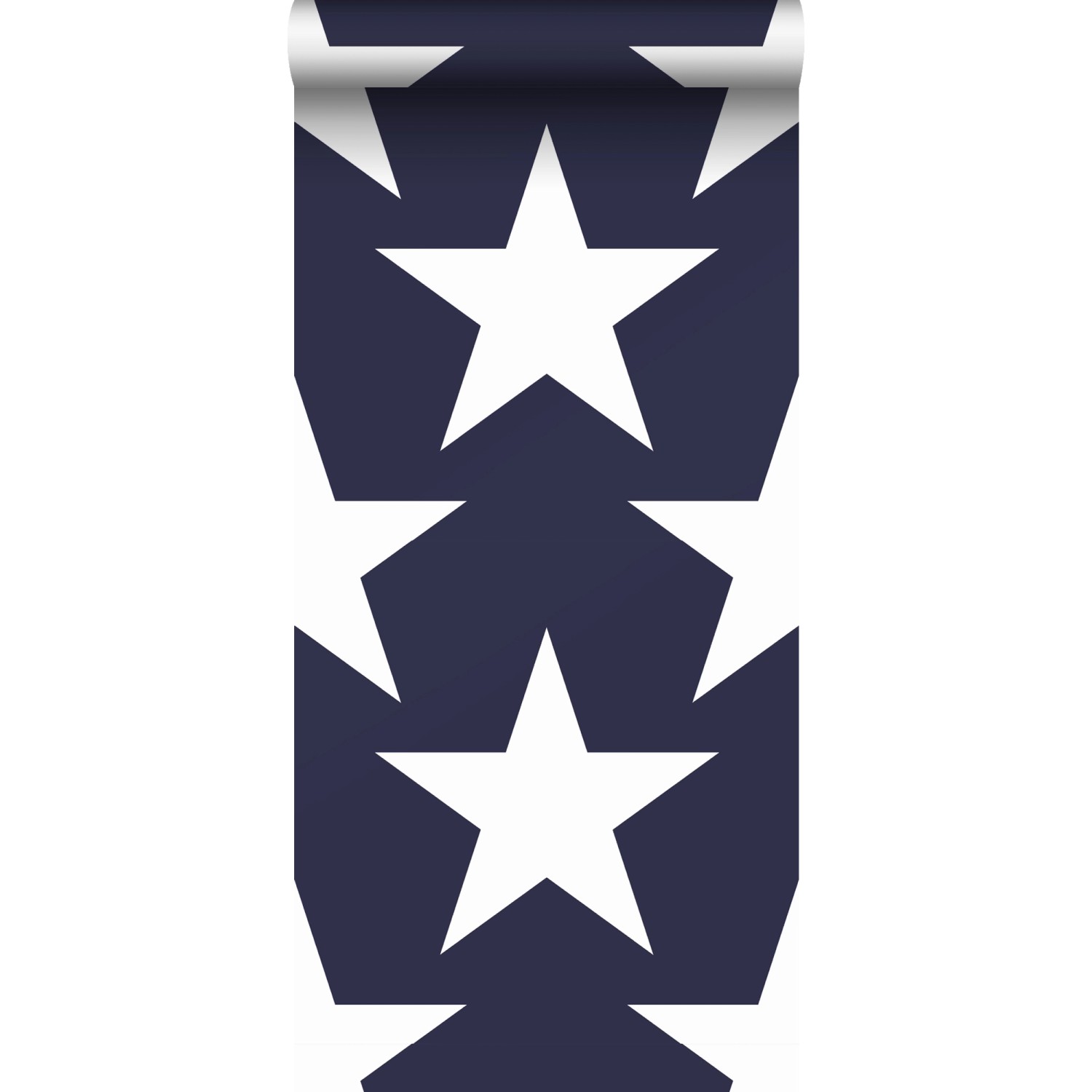 Sanders & Sanders Tapete Sterne Marineblau 53 Cm X 1005 Cm 935256 günstig online kaufen