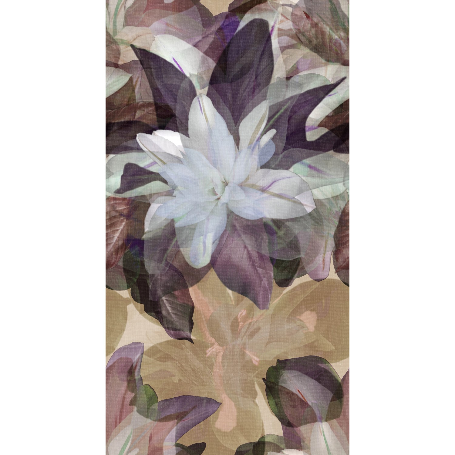 Erismann Fototapete Wild Bloom 150 cm x 280 cm Beige günstig online kaufen