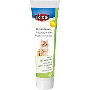 Trixie Multi-Vitamin-Paste für Katzen, 100g Tube zur Förderung der Vitalität.
