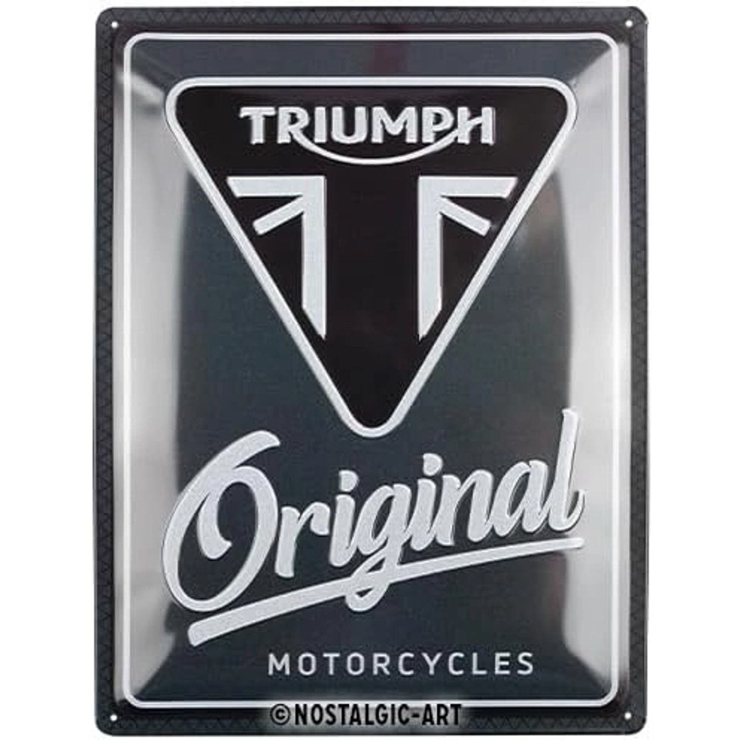 Nostalgic-Art Blechschild 30 x 40 cm - Triumph - Original Motorcycles günstig online kaufen