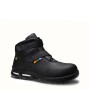 Schwarzer Elten Sicherheitsstiefel Brayden XXTM Mid S3 Gr. 45 mit Klettverschluss.