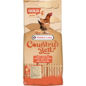 Versele-Laga Country's Best Gold 4 Gallico Pellet, 20kg Geflügelfutter für Legehennen.