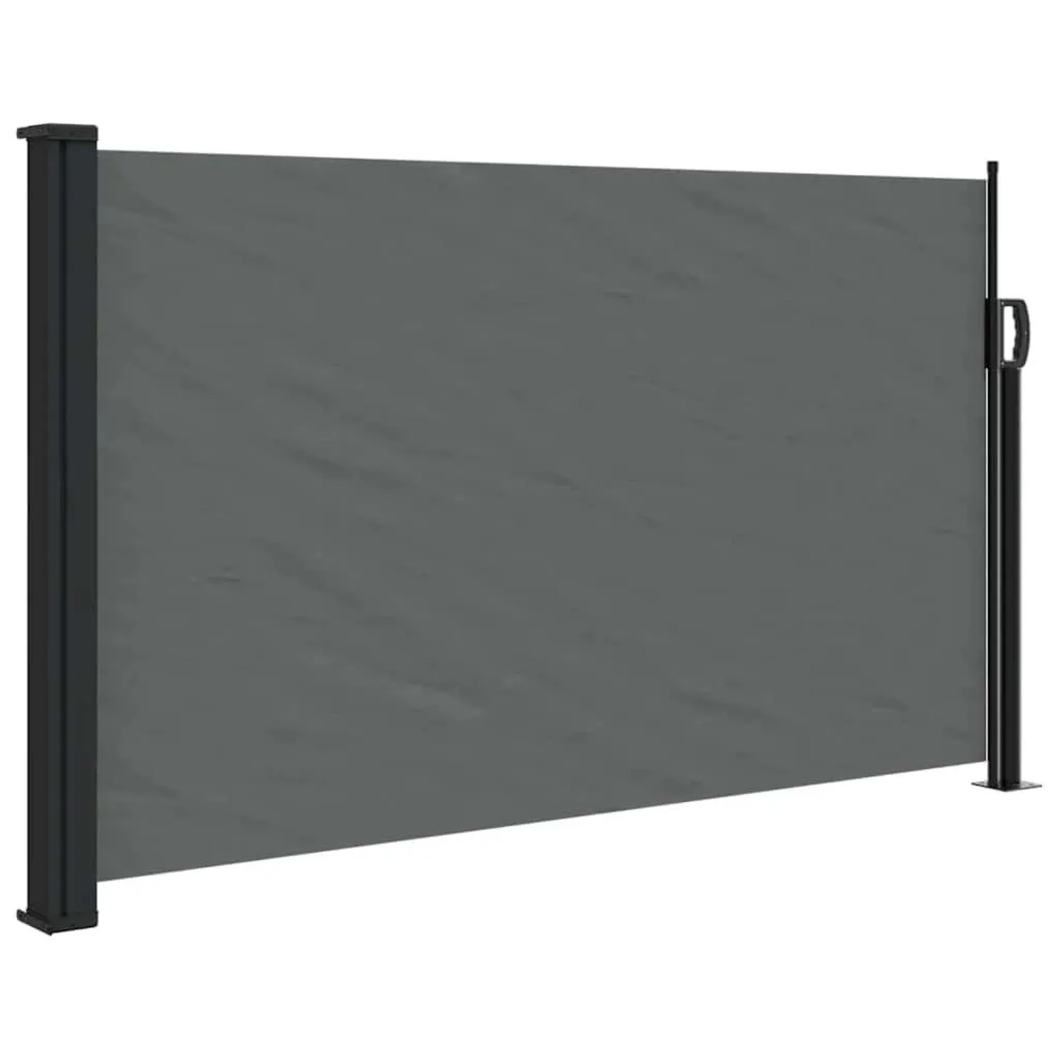 vidaXL Ausziehbare Seitenmarkise Anthrazit 120x600 cm 4004503