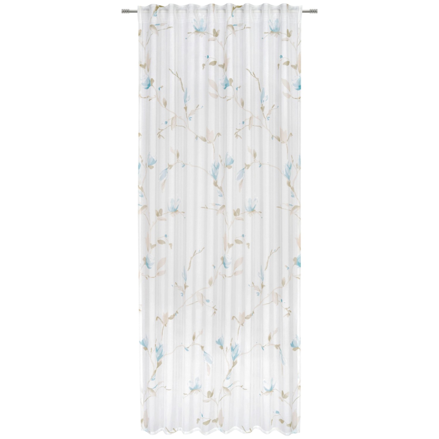 Mömax Fertigvorhang Magnolia Blau ca. 135x245cm